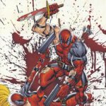 Deadpool Print SIGNED by creators Rob Liefeld and Fabian Nicieza