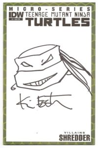 TMNT Original Art Sketch by Kevin Eastman (TMNT Co-Creator)