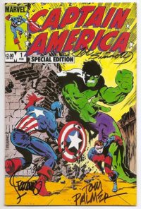Captain America 110 & 111 Special Edition SIGNED by Jim Steranko Palmer Sinnott