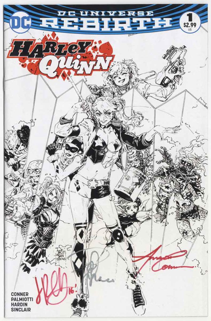 Harley Quinn: Rebirth #1 NYCC Philip Tan Sketch Variant SIGNED by ...