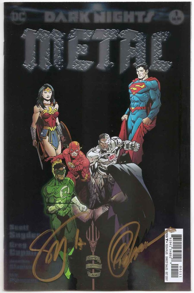 Dark Nights: Metal SIGNED by Greg Capullo & Scott Snyder - Brooklyn ...