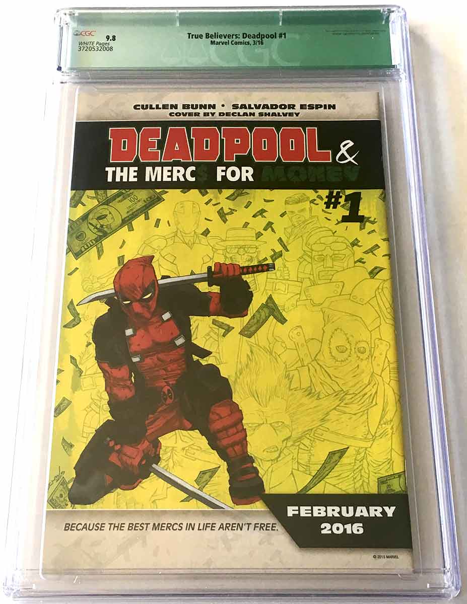 CGC 9.8~New Mutants #98~First appearance of Deadpool~ Newsstand