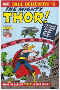 TB: The Mighty Thor # 1 SIGNED Larry Lieber (Thor Co-Creator)