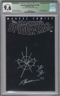 CGC 9.6 Amazing Spider-Man 36 SIGNED John Romita Jr Original Art Sketch