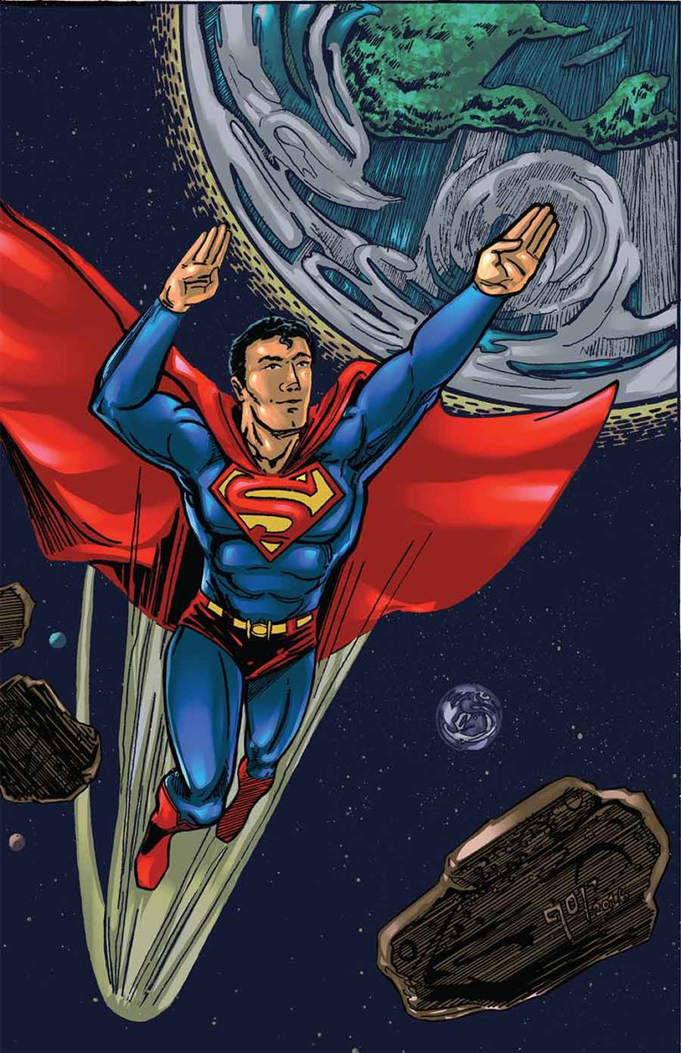 can superman travel through space