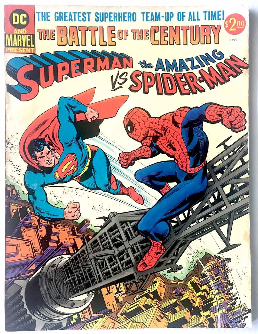 Superman Vs The Amazing Spider Man The Battle Of The Century 1st Dc Vs Marvel Brooklyn Comic Shop