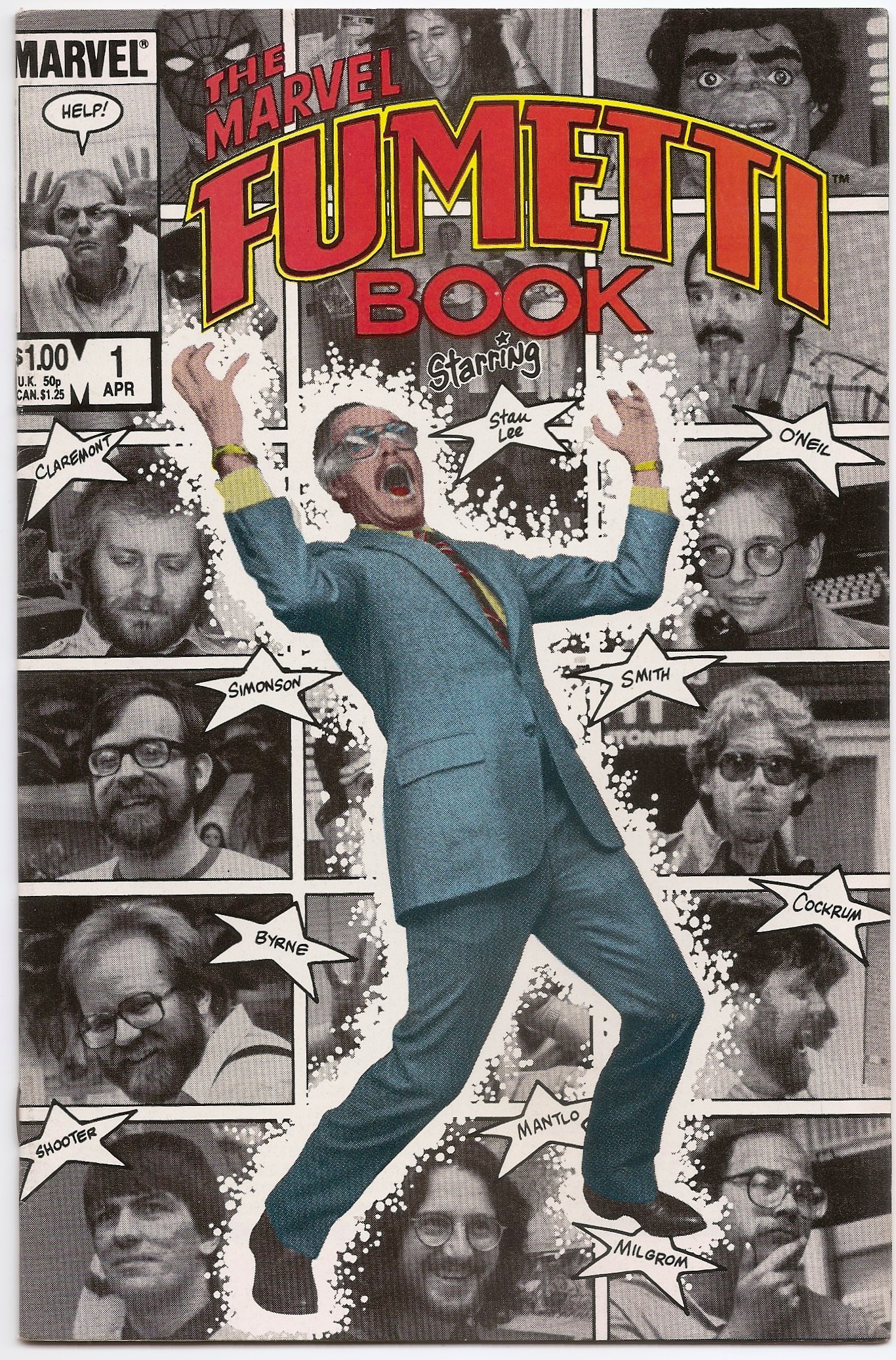 Marvel Fumetti Book # 1 RARE Stan Lee cover - Brooklyn Comic Shop