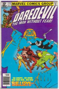 Daredevil # 172 Kingpin & Bullseye app. Frank Miller Art