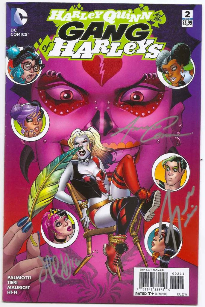 Harley Quinn And The Gang Of Harleys # 2 SIGNED 3x - Brooklyn Comic Shop