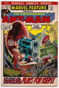 Marvel Feature #5 (New Ant Man series) SIGNED 2x Herb Trimpe & Roy Thomas
