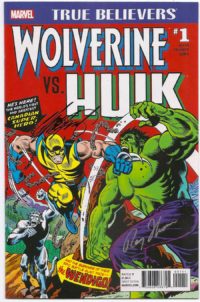 TB: Incredible Hulk # 181 1st App. Wolverine SIGNED