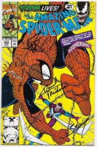Amazing Spider-Man # 345 SIGNED Carnage Origin Cameo