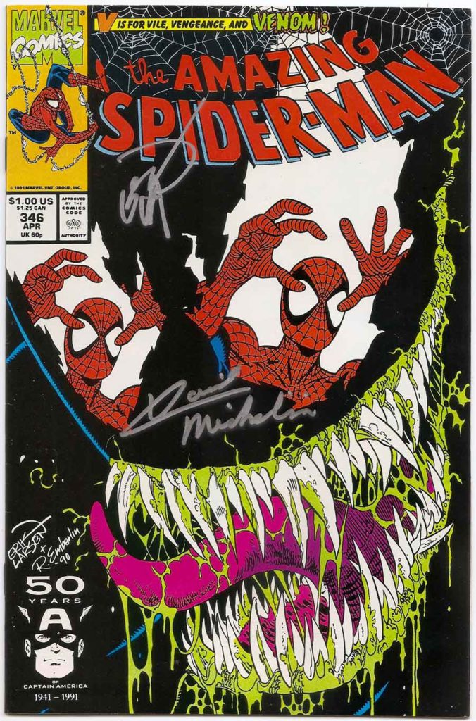 Amazing Spider-Man #346 SIGNED 2x Venom app. - Brooklyn Comic Shop
