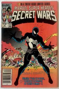 Marvel Super-Heroes Secret Wars # 8 Venom Origin 3x Signed