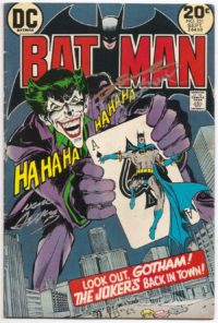 Batman #  251 SIGNED by Neal Adams & Dennis O'Neil Classic Joker