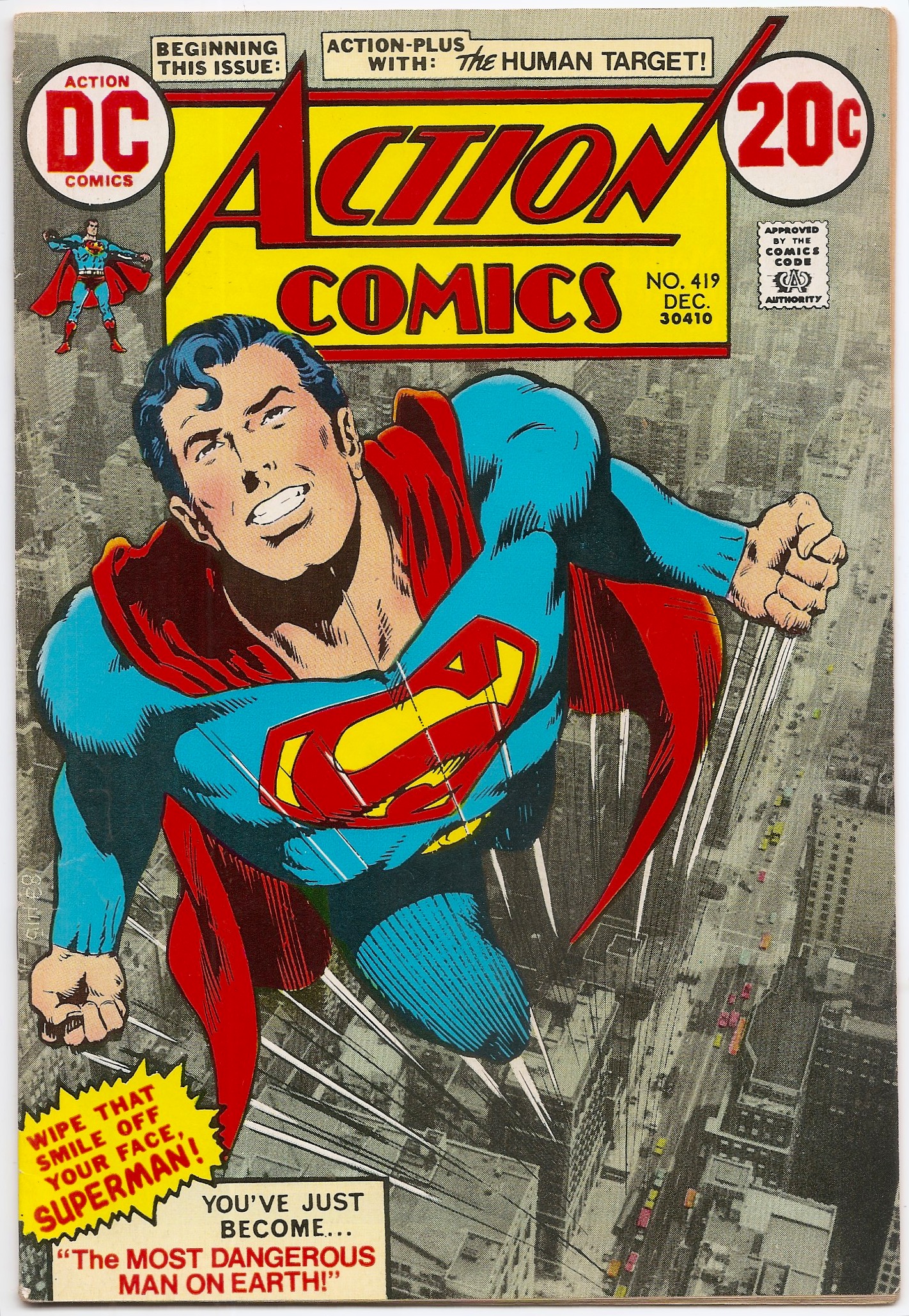Action Comics 419 Classic Neal Adams Superman Cover | Free Download ...