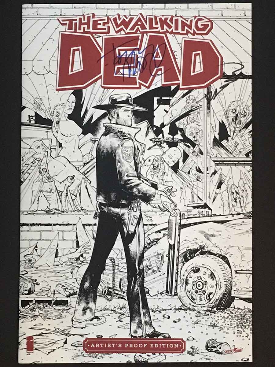 Walking Dead # 1 Artist Proof Edition SIGNED Robert Kirkman & Tony ...