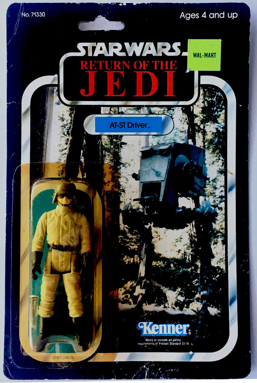 Vintage 1983 Kenner Star Wars At-st Driver 71330 Return of The Jedi for sale online 