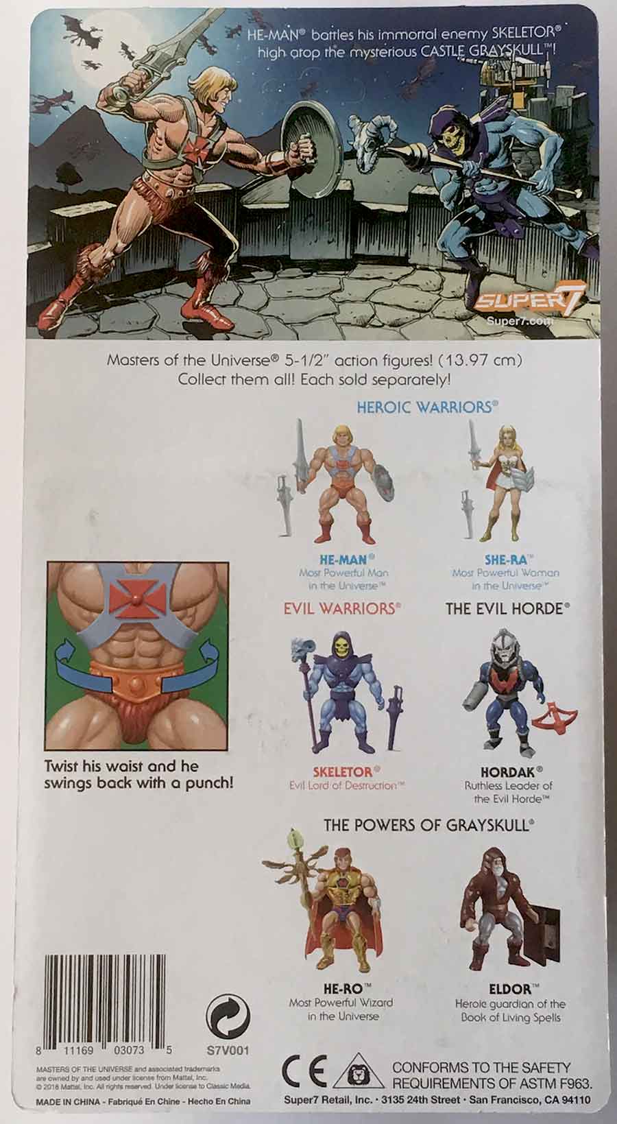 He-Man Flag 3x5 Masters of the Universe Mini-Comic Banner Character Toy Room