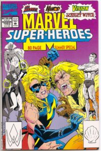 Marvel Super-Heroes # 10 RARE Ms. Marvel Mike Mignola Art