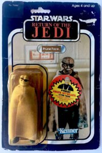 Star Wars Return Of The Jedi Prune Face 77 Back MOC w/ Anakin Skywalker Sticker