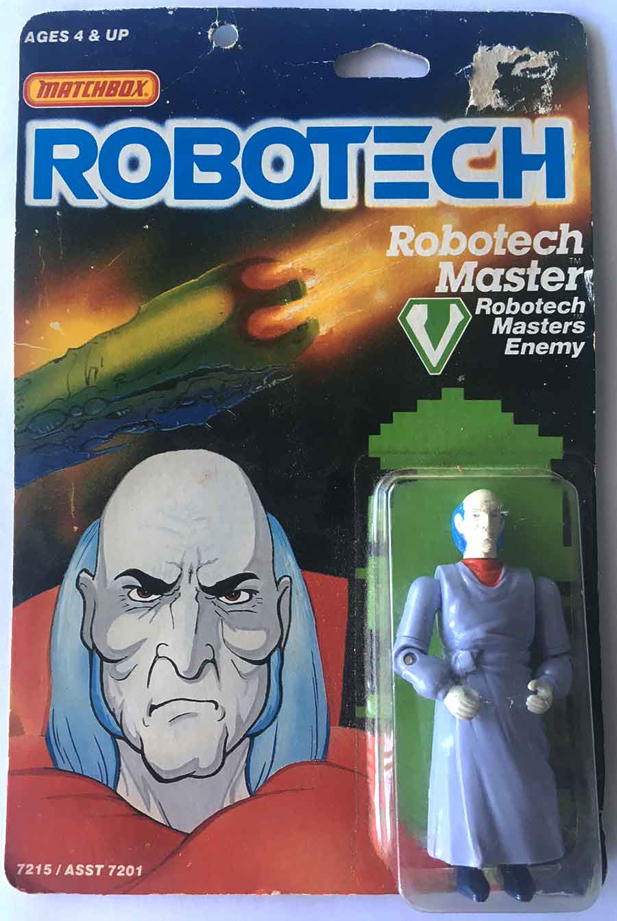 1985 Robotech Master Enemy Action Figure MOC Matchbox