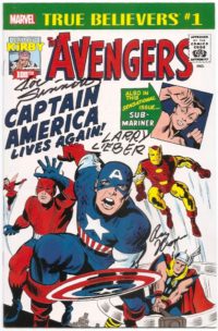 TB: Avengers # 4 SIGNED Larry Lieber, Joe Sinnott & Roy Thomas