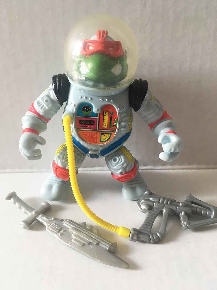 TMNT Raph The Space Cadet 1990 MOC Ninja Turtles Playmates Toys Action Figure for sale online