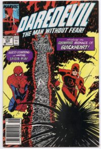 Daredevil # 270 1st app. Blackheart , Spider-Man app.