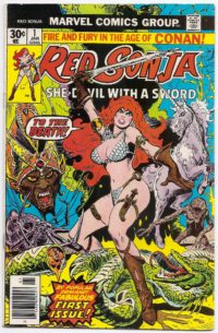 Red Sonja # 1 (1977) Signed by Roy Thomas