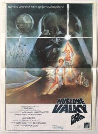 Original Vintage Star Wars Czech Movie Poster