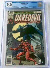 CGC 9.0 Daredevil # 158 1st Frank Miller on Daredevil series