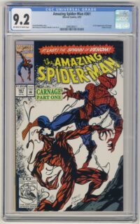 CGC 9.2 Amazing Spider-Man # 361 1ST FULL APP. Carnage