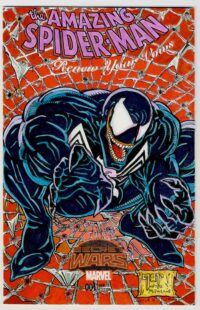 Venom Todd McFarlane Homage Sketch Cover by Joshua H. Stulman