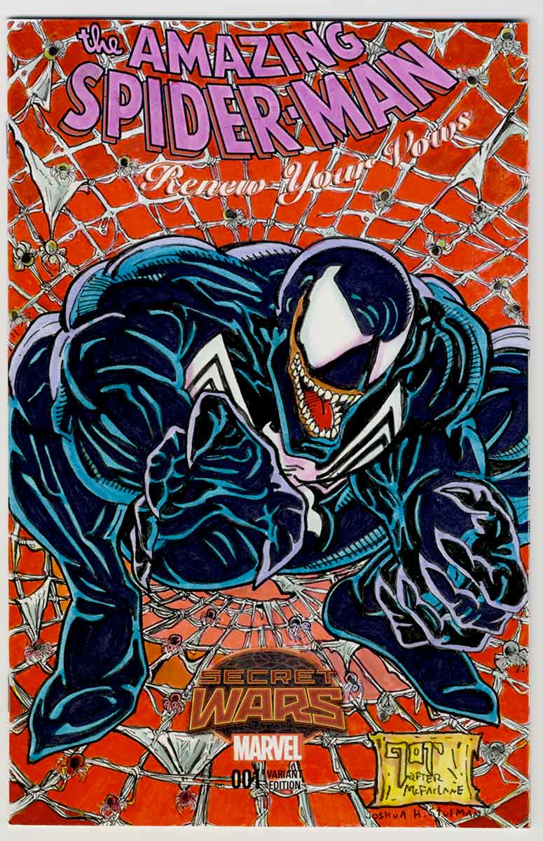 spiderman comic book covers venom