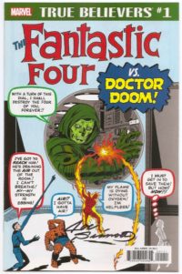 Fantastic Four # 005 (TB Reprint) 1st app. Dr. Doom SIGNED Joe Sinnott