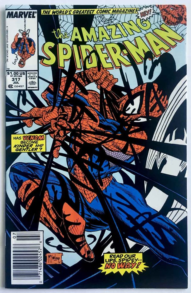 Amazing Spider Man 317 Early Venom Todd McFarlane Artwork Brooklyn Comic Shop