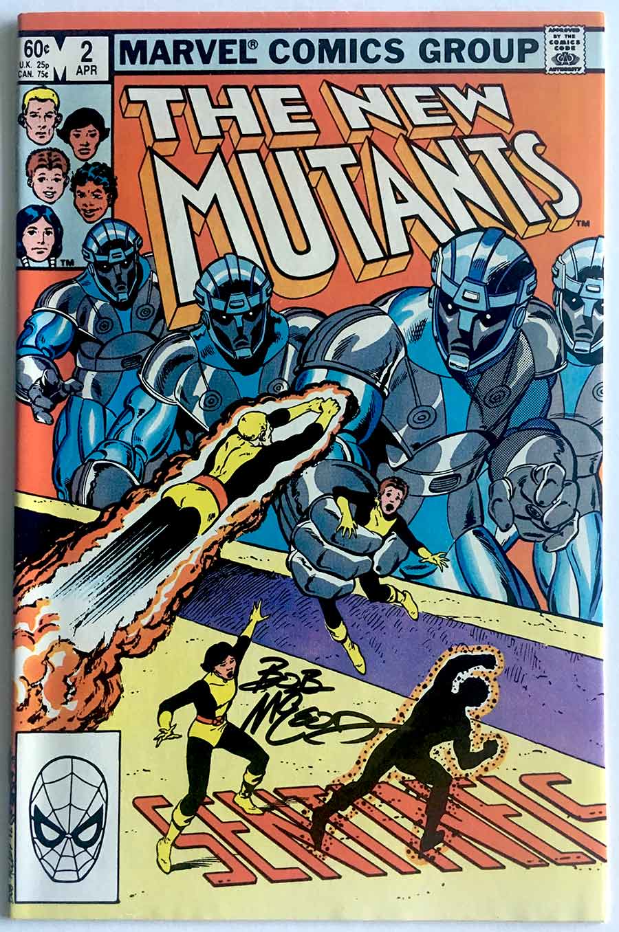 New Mutants # 002 SIGNED Bob McLeod