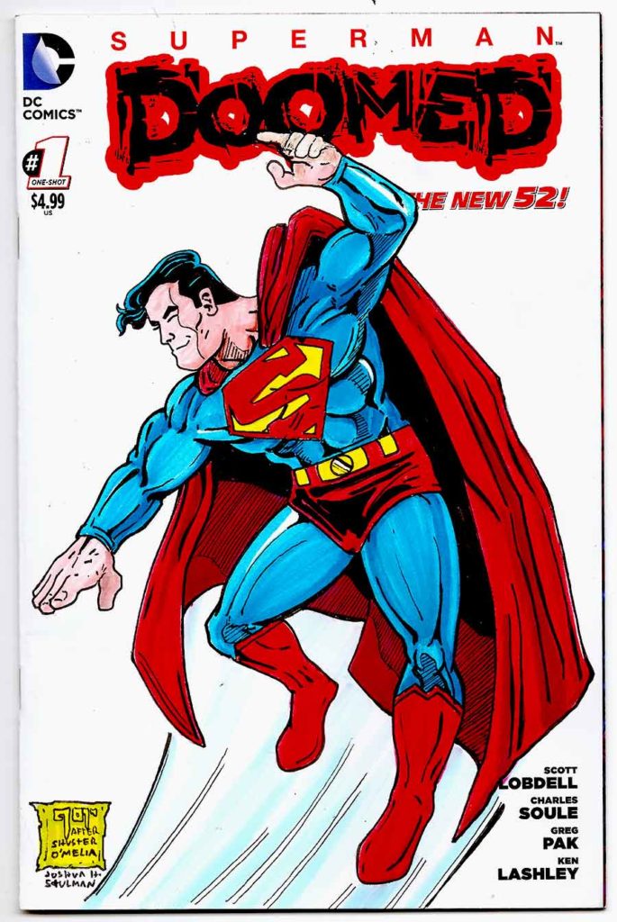 betreden voor Op grote schaal Superman Todd McFarlane Homage Original Artwork by Joshua H. Stulman -  Brooklyn Comic Shop