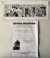 Original Artwork - The Phantom Daily Cartoon Strip 1-17- 2001