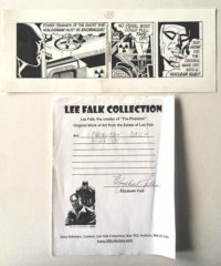 Original Artwork - The Phantom Daily Cartoon Strip 9-26- 2001