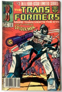 Transformers # 3 Early Venom Symbiote Spider-Man Appearance