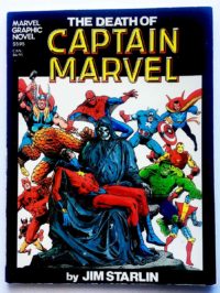 The Death Of Captain Marvel Graphic Novel # 1 Thanos app.