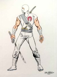 ORIGINAL ART – G.I. Joe Storm Shadow by Joe Delbeato & Herb Trimpe