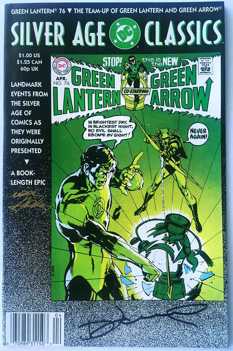 USA, 1983 Green Lantern Green Arrow # 3 Neal Adams reprints, 52 pages 