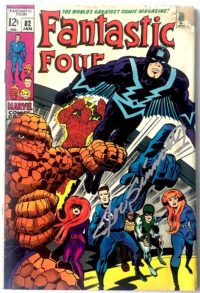 FANTASTIC FOUR # 82 (1969)  SIGNED BY JOE SINNOTT