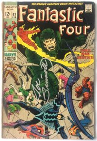 FANTASTIC FOUR # 83 (1969)  SIGNED BY JOE SINNOTT