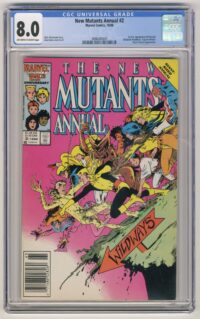 CGC 8.0 NEW MUTANTS ANNUAL # 2 1st App. Psylocke