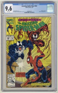 CGC 9.6 Amazing Spider-Man # 362 1ST Carnage vs Venom