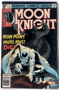 MOON KNIGHT # 2 (VOL. 1) signed by Bill Sienkiewicz 1st appearance of The Slasher